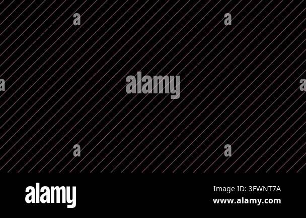 Diagonal pink lines glide across a solid black background in a ...