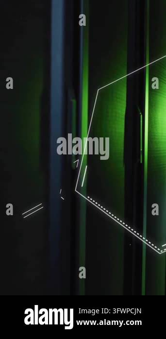 Animation of scientific data processing over computer servers. Medicine ...