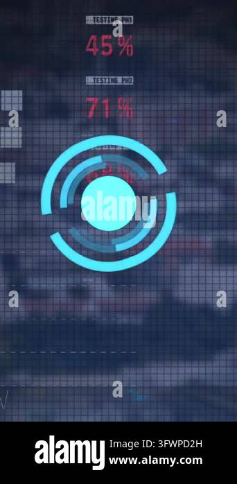Animation of financial data processing and scope scanning over ...