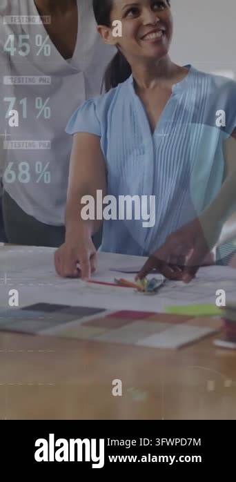 Animation of statistical data processing against diverse colleagues ...