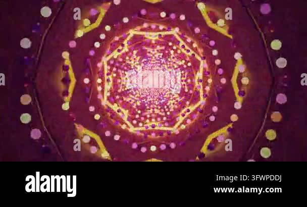 Abstract colorful motion background with geometric symmetry and vibrant ...