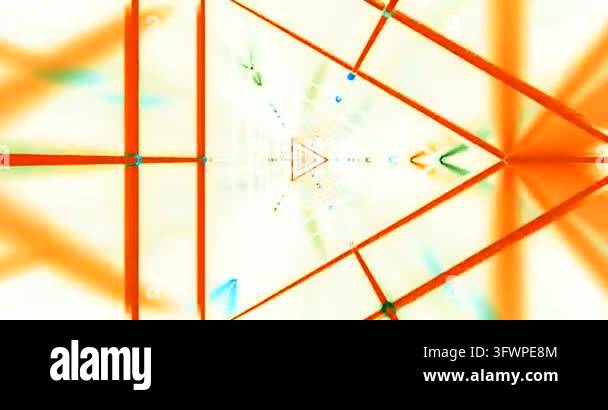 Abstract digital art background with white geometric triangle shapes ...