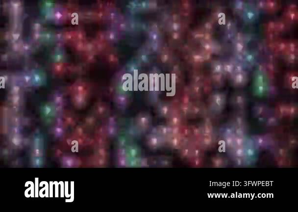 Abstract Background with Colorful Glowing Question Marks and Soft Bokeh ...