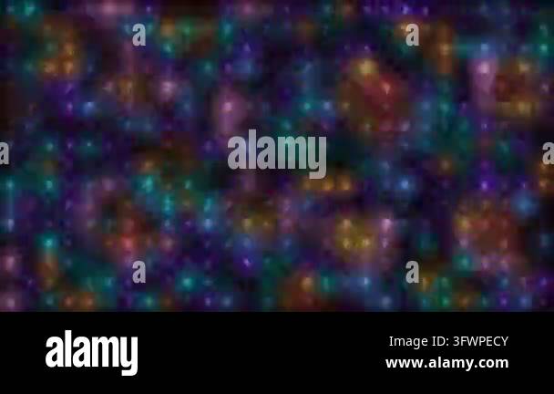 Abstract Dark Background with Glowing Colorful Question Mark Icons and ...