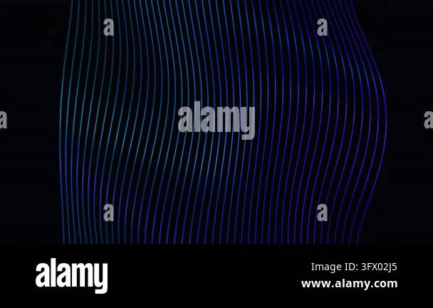 Waving strings abstract background loopable visuals Stock Video Footage ...