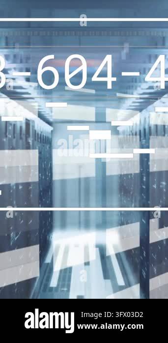 Data processing and digital information flowing through a network of ...