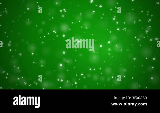 falling snow on green screen background for winter chroma key ...