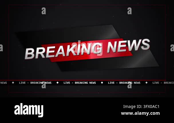 Breaking News intro with Dynamic Motion Graphics and Global Digital ...