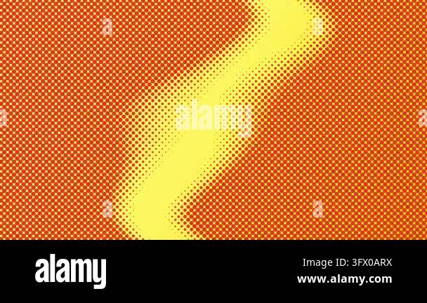 tint Gradient loops abstract halftone dot pattern with orange and ...