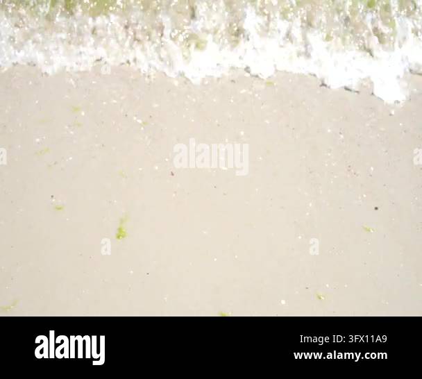 abstract sea background with waves and bubbles Stock Video Footage - Alamy