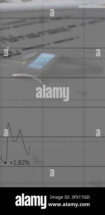 Animation of statistical data processing over diverse man and woman ...