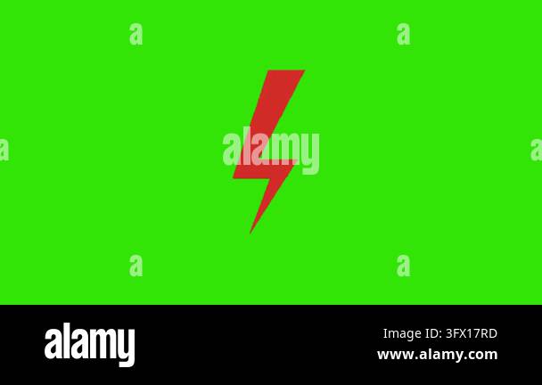 Sterm Vector Lightning Bolt Electric Storm Effect Stock Video Footage - Alamy
