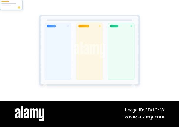 Abstract Digital Interface with Progress Bar and Data Visualization ...