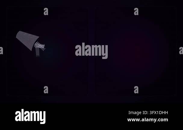 Background For Creative Form A minimalist digital animation on a black background showing a ...