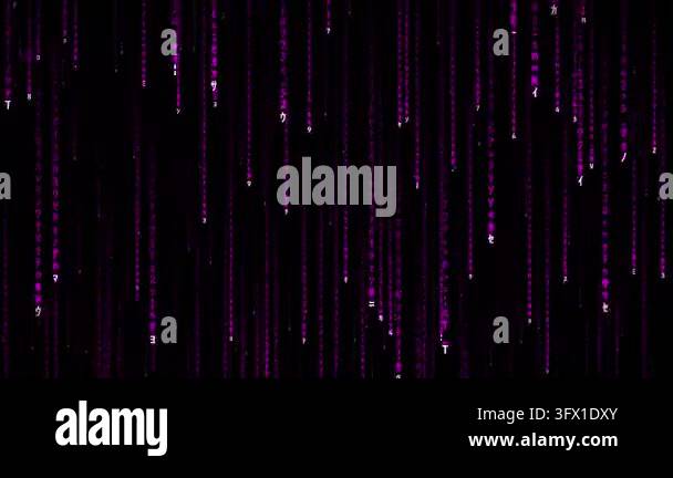 Abstract neon purple light streaks on dark background, futuristic ...