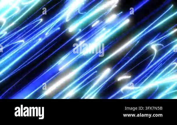 Futuristic abstract background with blue light trails Stock Video ...