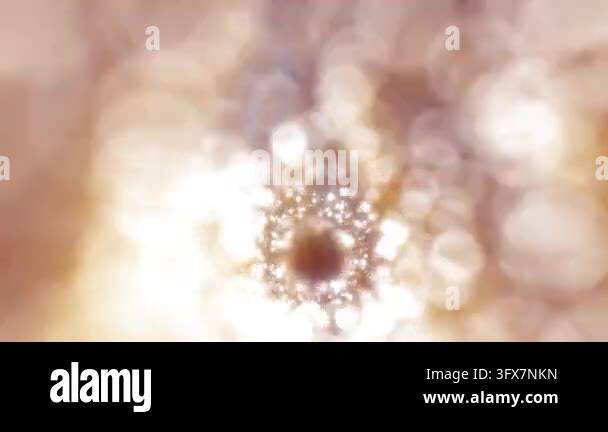 Soft golden bokeh circles forming a glowing abstract pattern Stock ...