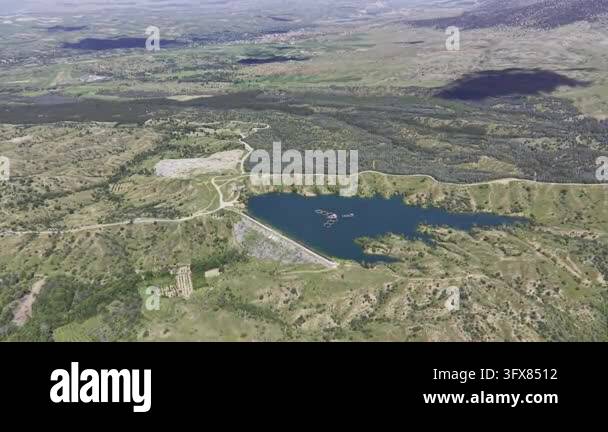 Aerial View of Ancient Aqueducts in Pisidia Ancient City Yalvac Isparta ...