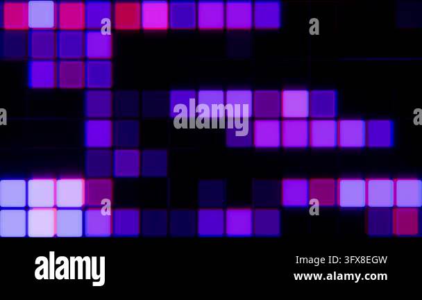 Abstract Glowing Digital Grid Pattern Background Stock Video Footage ...