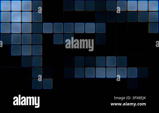 Abstract Glowing Digital Grid Pattern Background Stock Video Footage ...