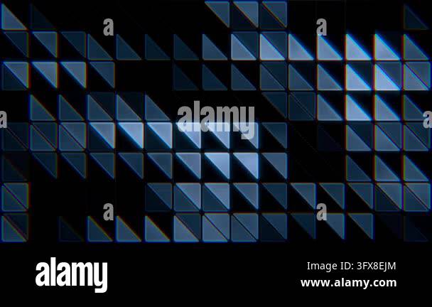 Abstract Glowing Digital Grid Pattern Background Stock Video Footage ...