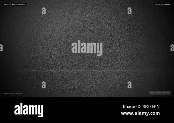 Static Computer Screen No Signal Vintage Analog TV Static Noise and Glitch Texture Background Stock ...