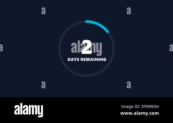 Animated graphic displaying a countdown timer with numbers 2, 6, 10 ...