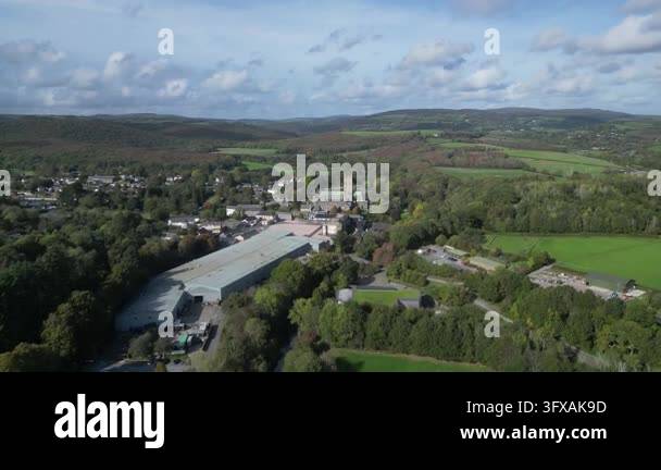 Buckfast, Devon, England: DRONE VIEWS: The village of Buckfast ...