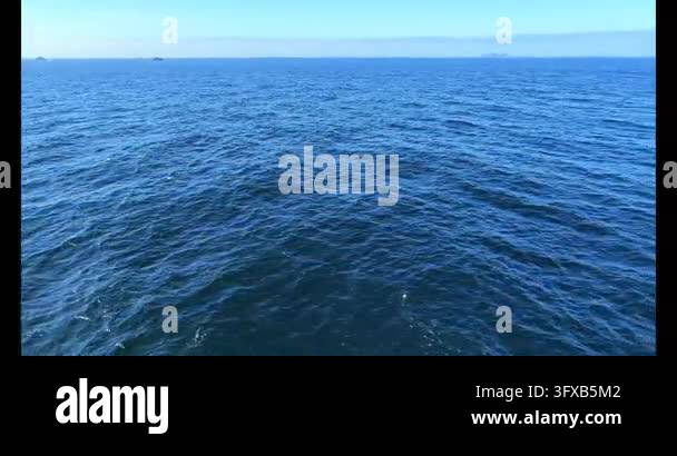 Blue Ocean Under Clear Sunny Sky 4K Stock Video Footage - Alamy