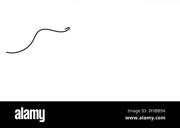 Two puzzle pieces connecting one line art animation, continuous line ...