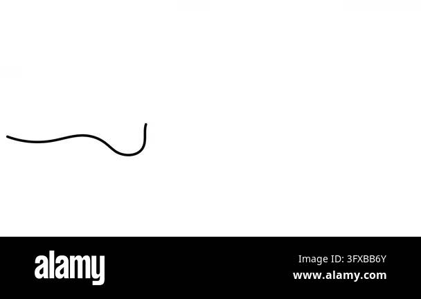 Coffee cup on saucer one line art animation, continuous line drawing ...