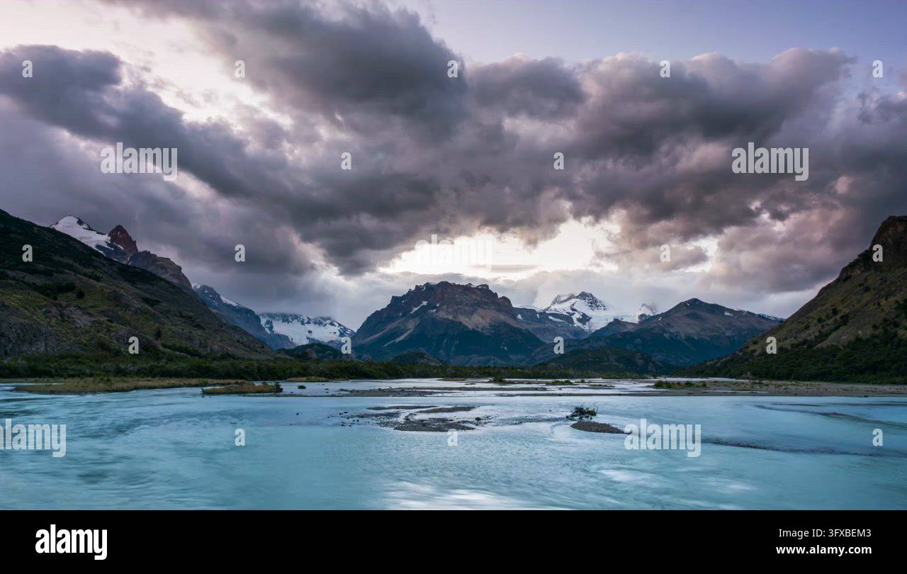 Sterm Vector Time-Lapse of Storm Clouds Over the Torres del Paine Stock Video ...