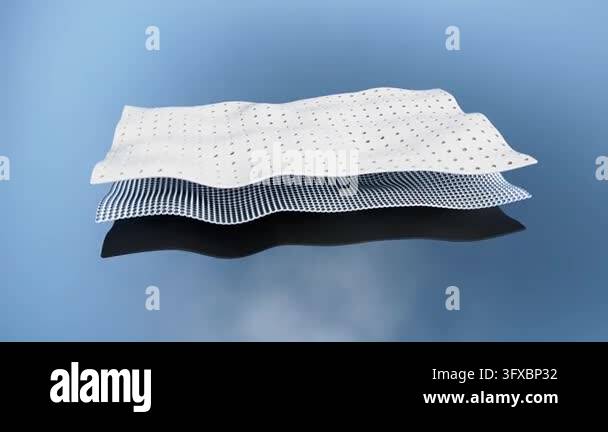 Multi Image Viewer Breathable multi-layered technology fabric Stock Video Footage - Alamy