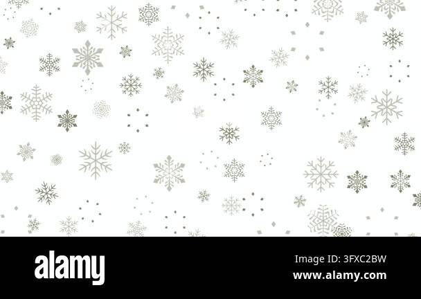 Snow Falling 4k Animation Animated Falling Snowflakes Pattern 4K Stock Video Footage - Alamy