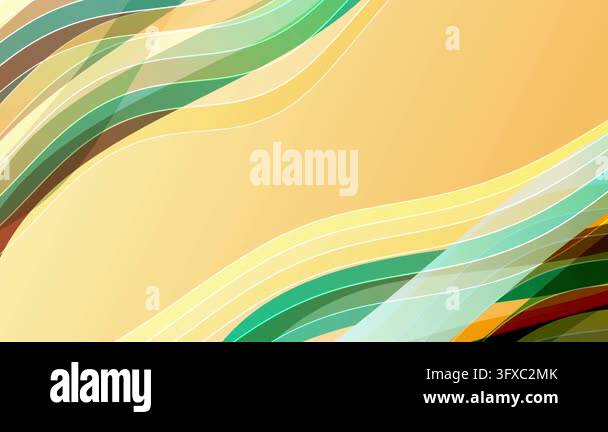 Abstract Flowing Colorful Wave Patterns 4K Stock Video Footage - Alamy