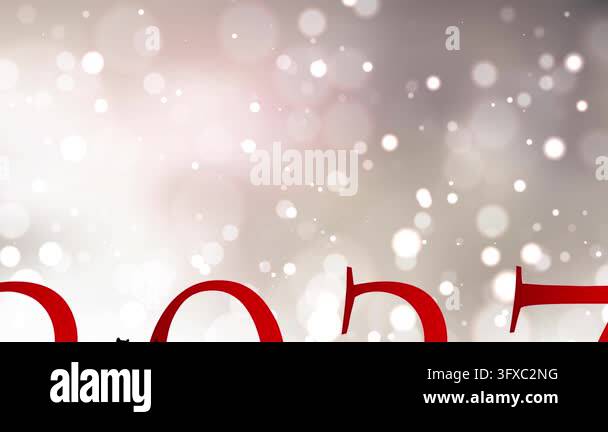 Red Typography on Blurred Snowy Atmosphere 4K Stock Video Footage - Alamy