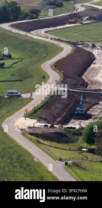 Amerongen, 2th of September 2026, The Netherlands . Aerial view of ...