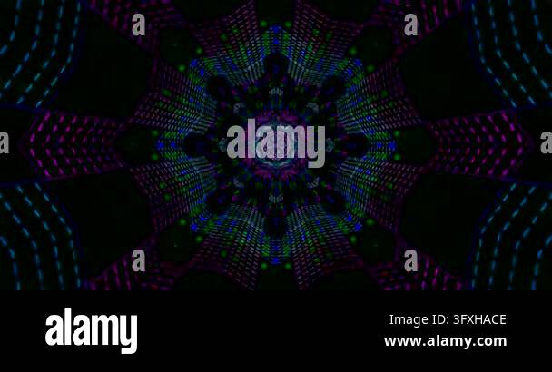 Abstract colorful motion background with geometric symmetry and vibrant ...