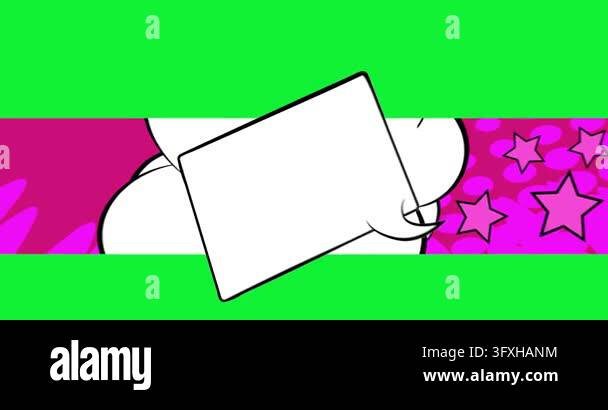 Cartoon background animation, comic book backdrop video. Retro comics ...