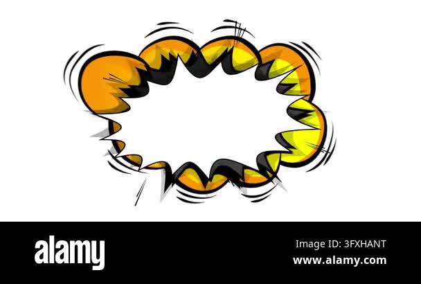 Cartoon background animation, comic book backdrop video. Retro comics ...