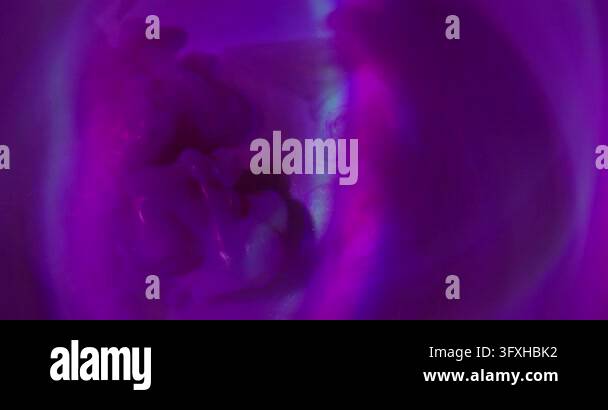Exploding Mist Smoke explosion blur. Neon texture. Shimmering purple violet mist ink ...