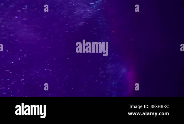 Defocused glint. Sparkling reflection. Blue purple neon color radiant ...
