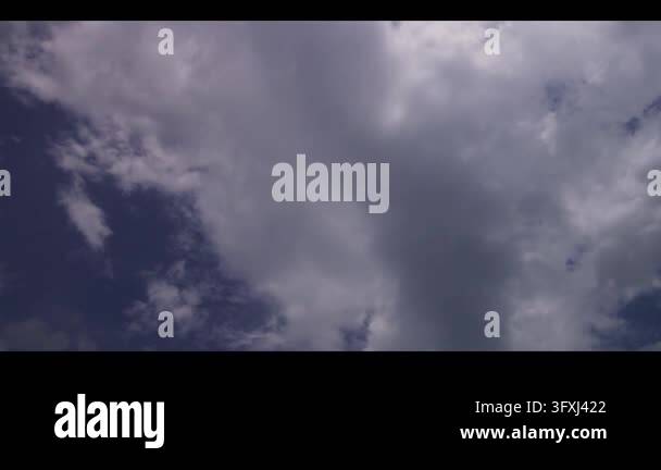 Sterm Vector dark storm clouds, sky with the clouds Stock Video Footage - Alamy