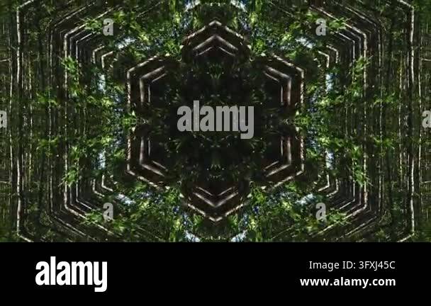 abstract background with a kaleidoscope Stock Video Footage - Alamy
