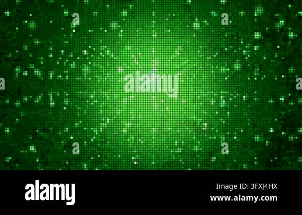 abstract green background with glowing particles. vector illustration ...