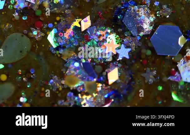 colorful background with bokeh lights Stock Video Footage - Alamy