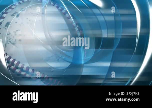3 d rendering of the ball of baseball Stock Video Footage - Alamy