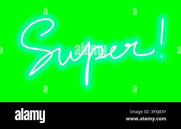 Animated neon text 