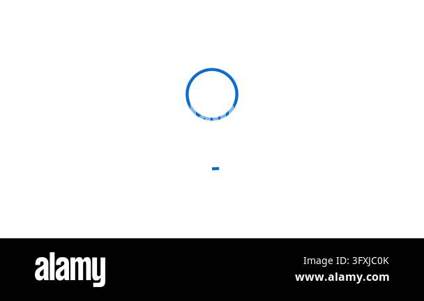 Minimalist blue user profile avatar symbol Stock Video Footage - Alamy