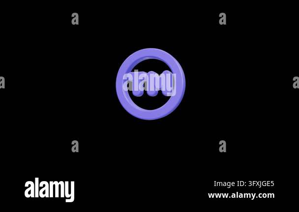 Rotating 3D Lavender Trademark Symbol Icon Stock Video Footage - Alamy